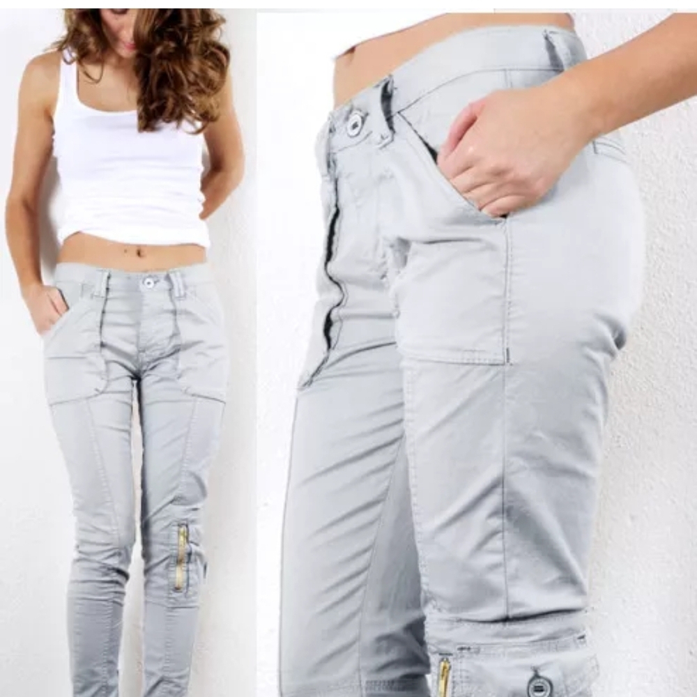 William Rast Gray Skinny Jumpsuit